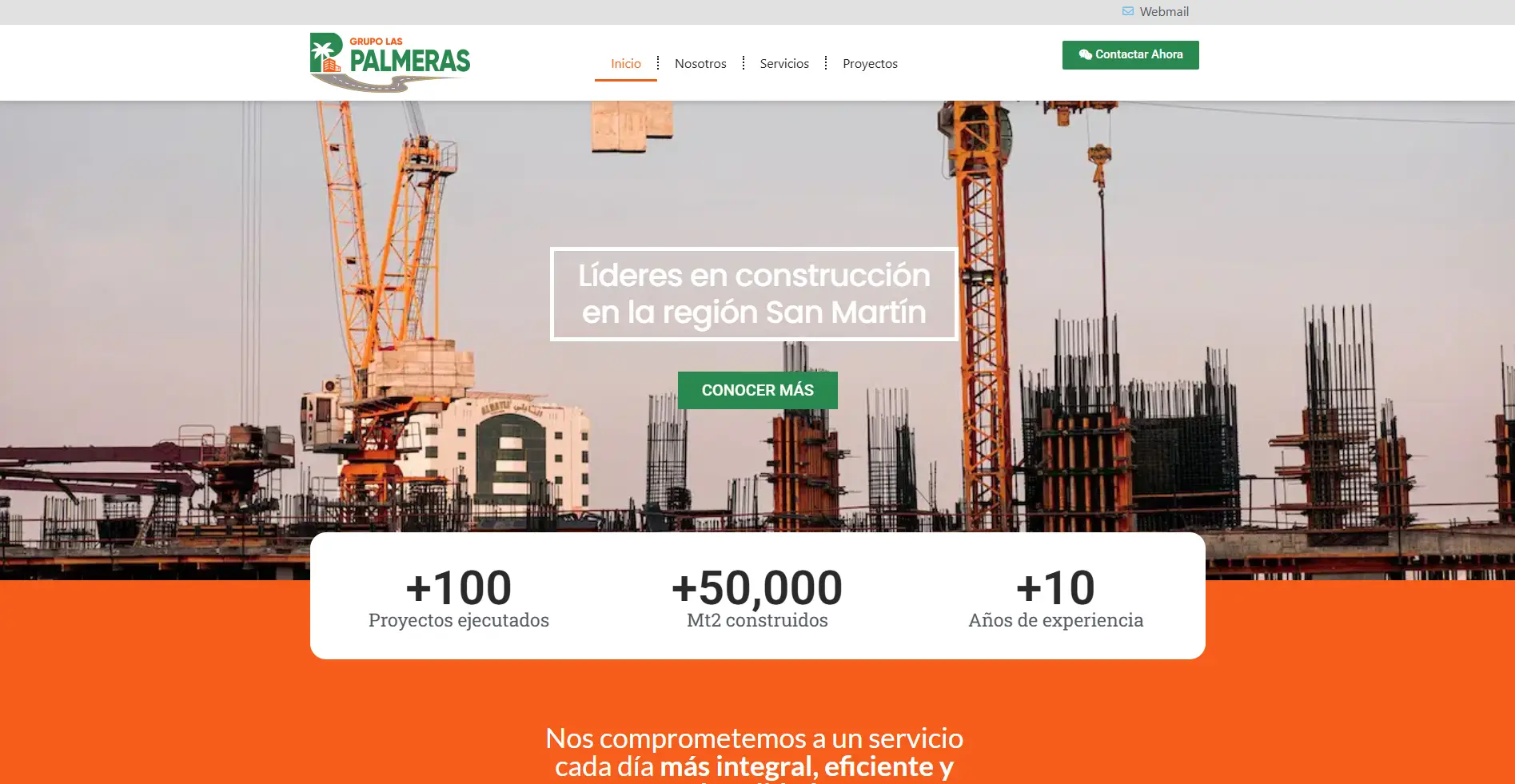 Páginas web para Construcción