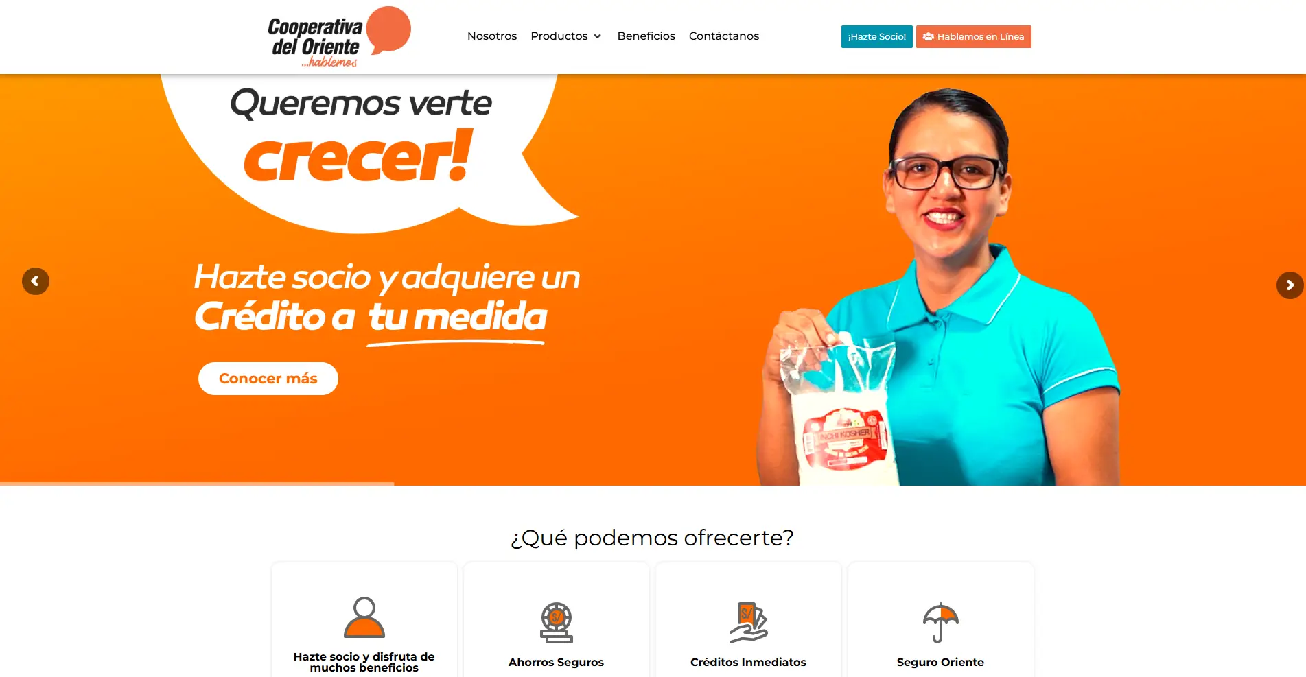 Páginas web para Financiero